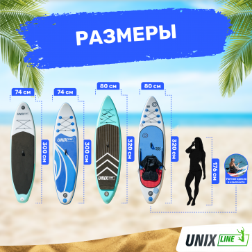 SUP-борд UNIX Line Big Wave (300 cm) - 8